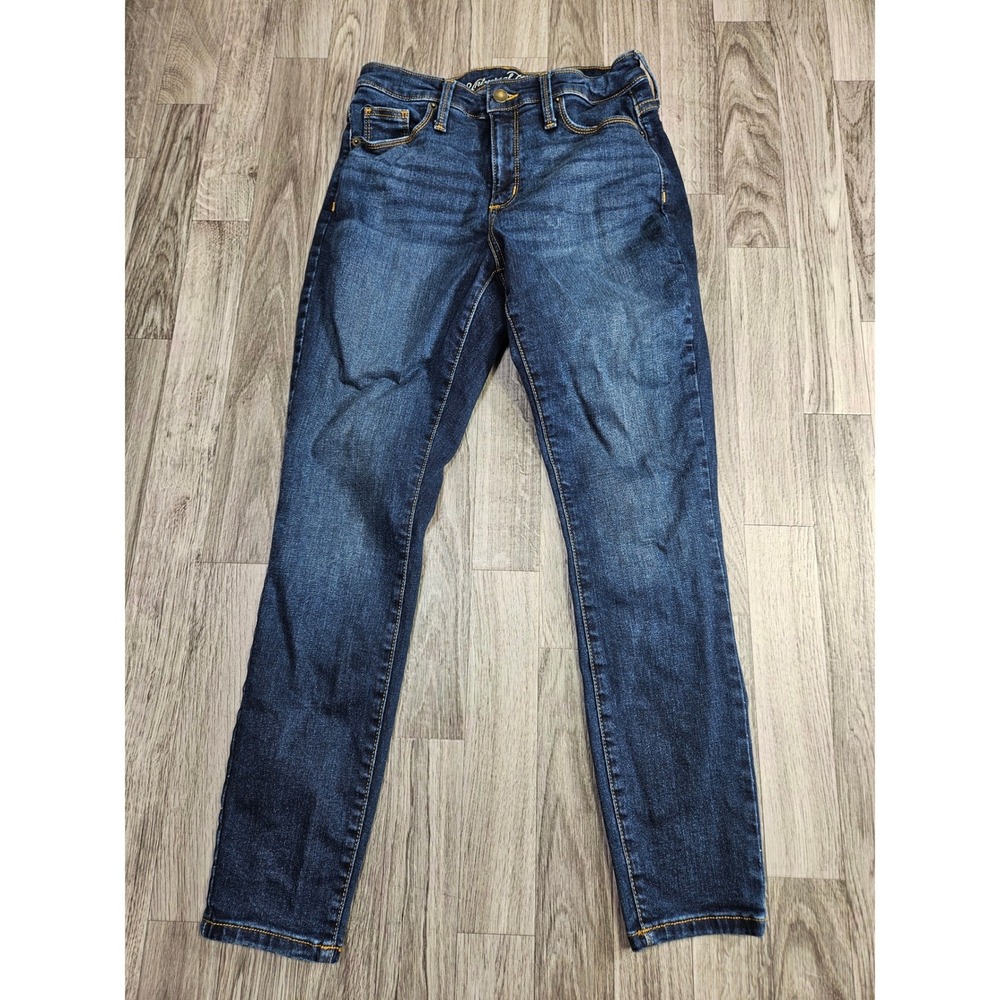 Universal Thread High Rise Skinny Jeans Womens 4/27S Dark Wash Stretch Denim